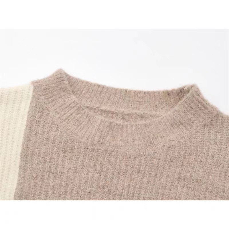 OEM Custom New Designer Herbst Winter Casual Short Damen Strickpullover Tops Pullover für Damen