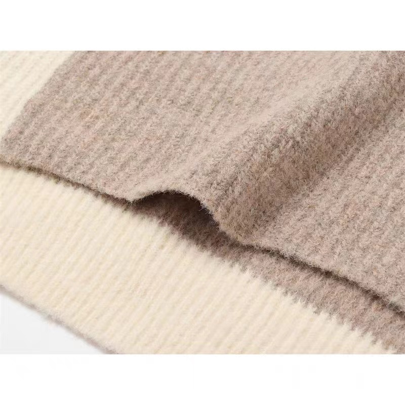 OEM Custom New Designer Herbst Winter Casual Short Damen Strickpullover Tops Pullover für Damen