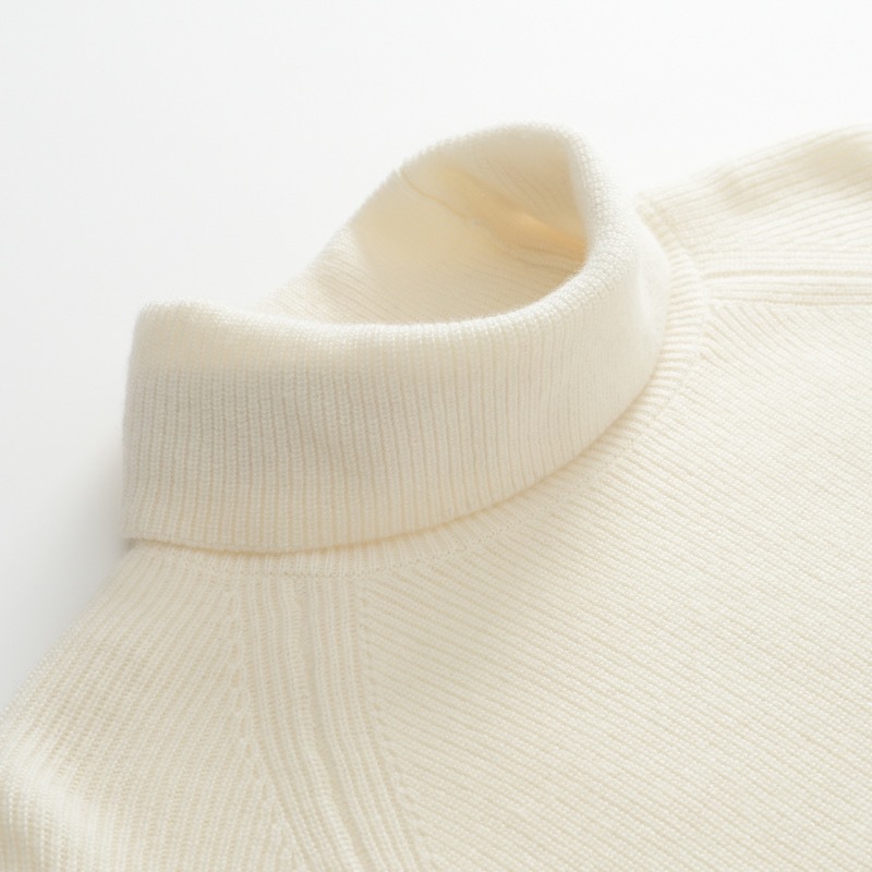 OEM Custom New Designer Herbst Winter Rollkragenpullover Wolle Damen Damen Strickpullover Tops Pullover 