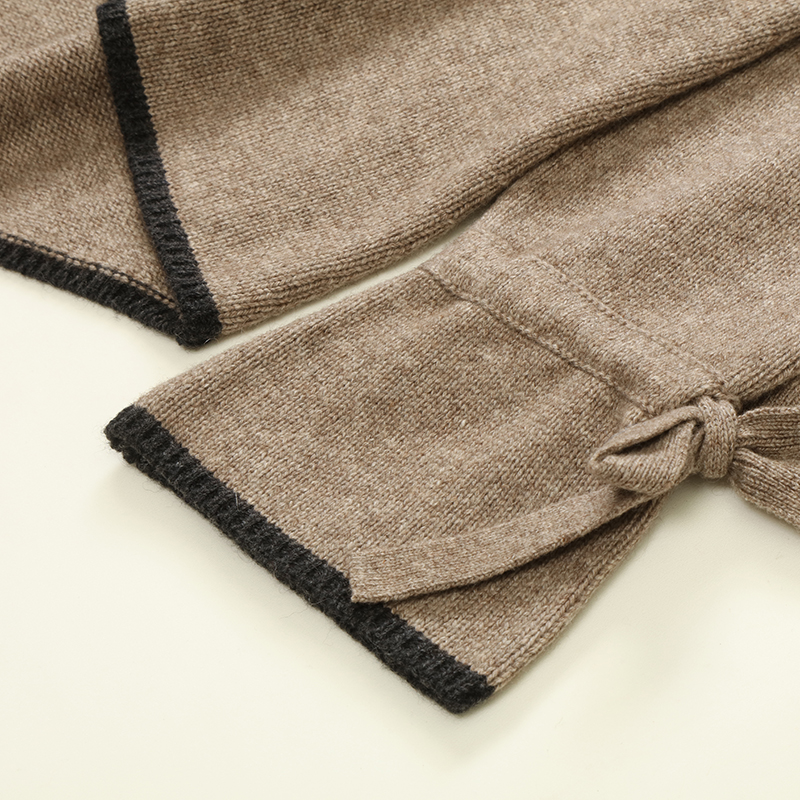 Herbst Winter OEM Factory Custom Langarm Rollkragenpullover aus Kaschmirmischung Damen Pullover Strickpullover