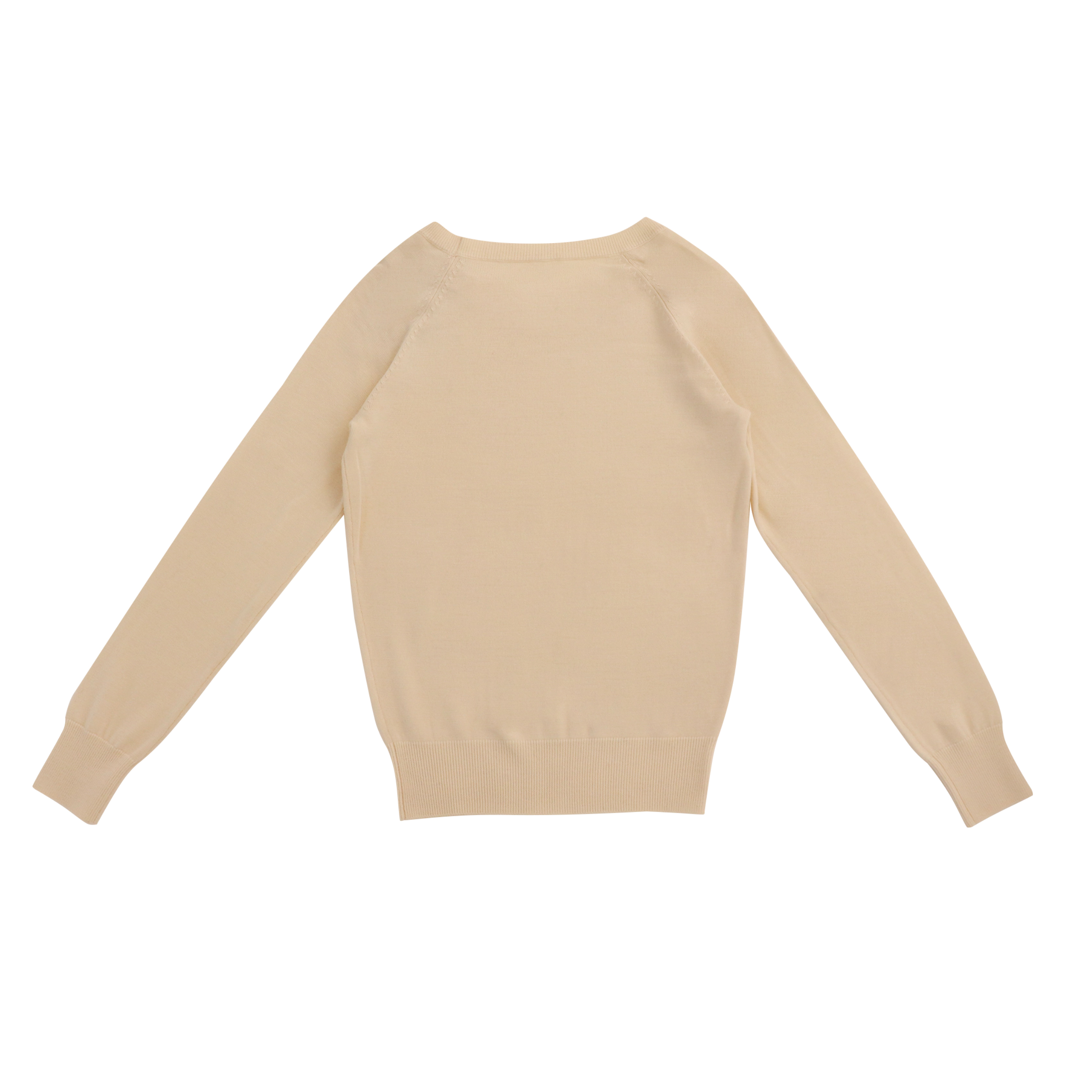 Herbst Winter OEM Factory Custom Langarm O-Ausschnitt 100 % Wolle Damen Pullover Strickpullover