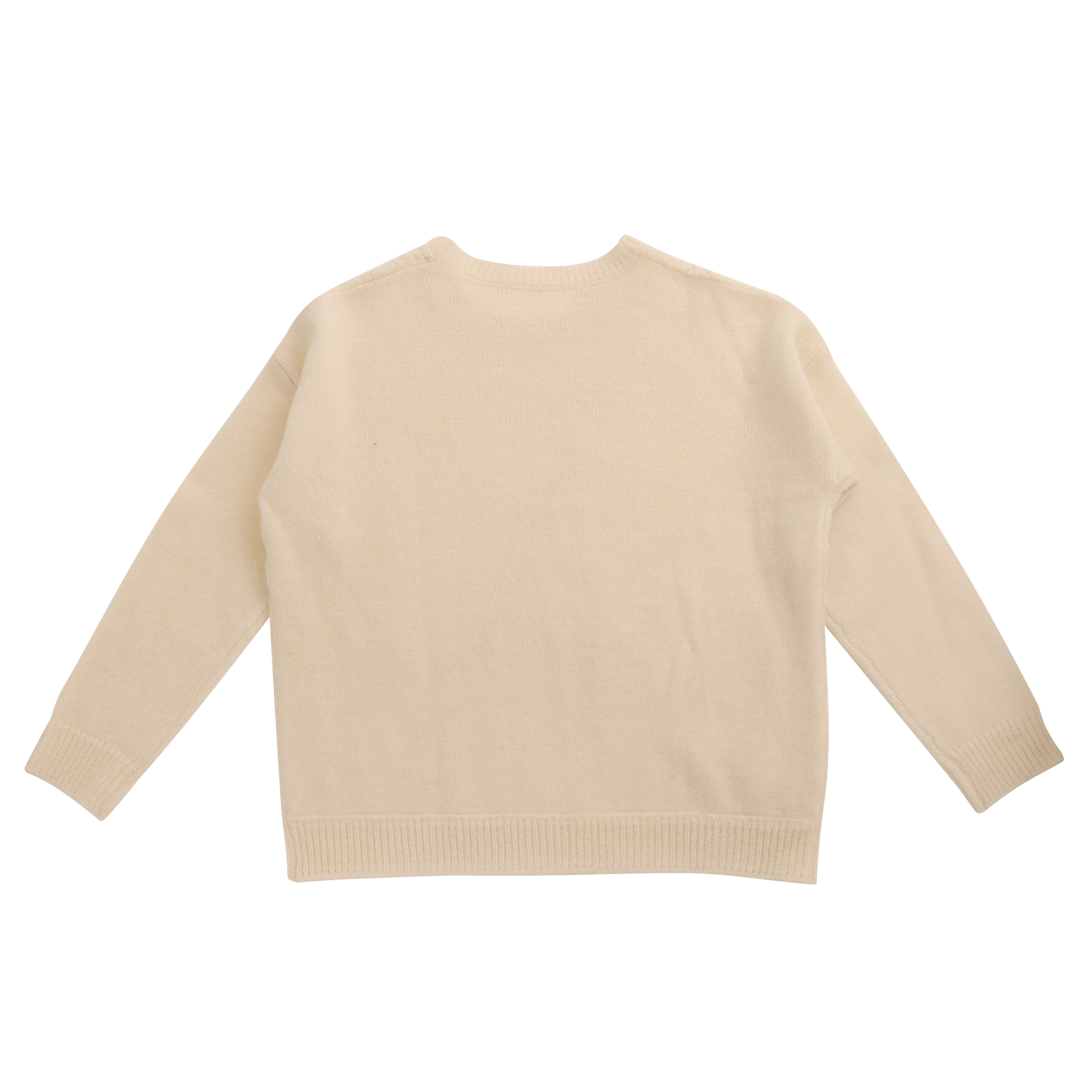 Herbst Winter OEM Factory Custom Langarm 100% Wolle Crewneck Damen Pullover Strickpullover