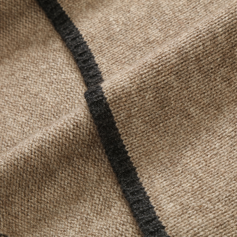 Herbst Winter OEM Factory Custom Langarm Rollkragenpullover aus Kaschmirmischung Damen Pullover Strickpullover