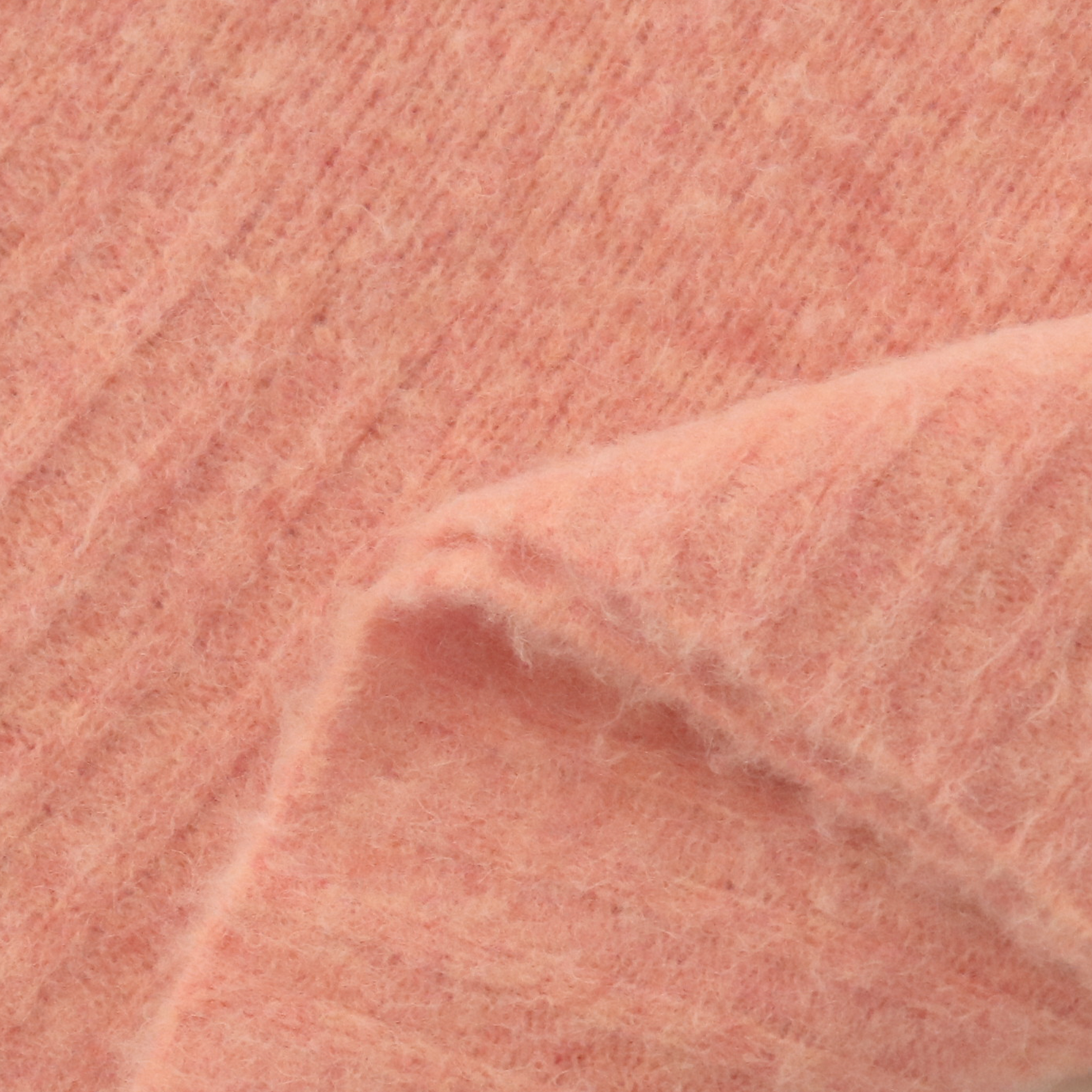 Herbst Winter OEM Factory Custom Pink Langarm Rundhals Damen Pullover Strickpullover