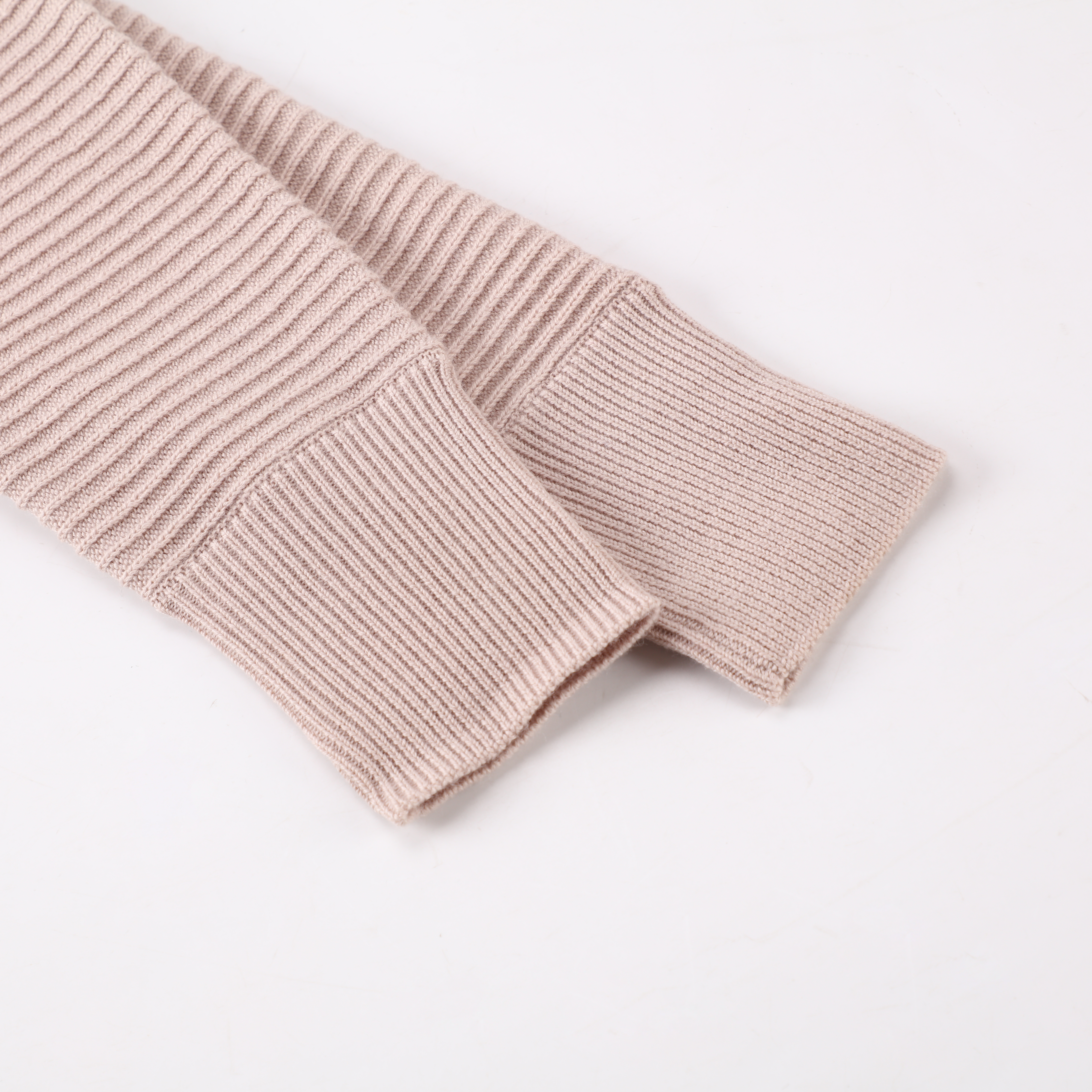 Frühling Herbst OEM Custom Rosa Langarm Baumwolle V-Ausschnitt Damen Top Strickpullover Strickjacke