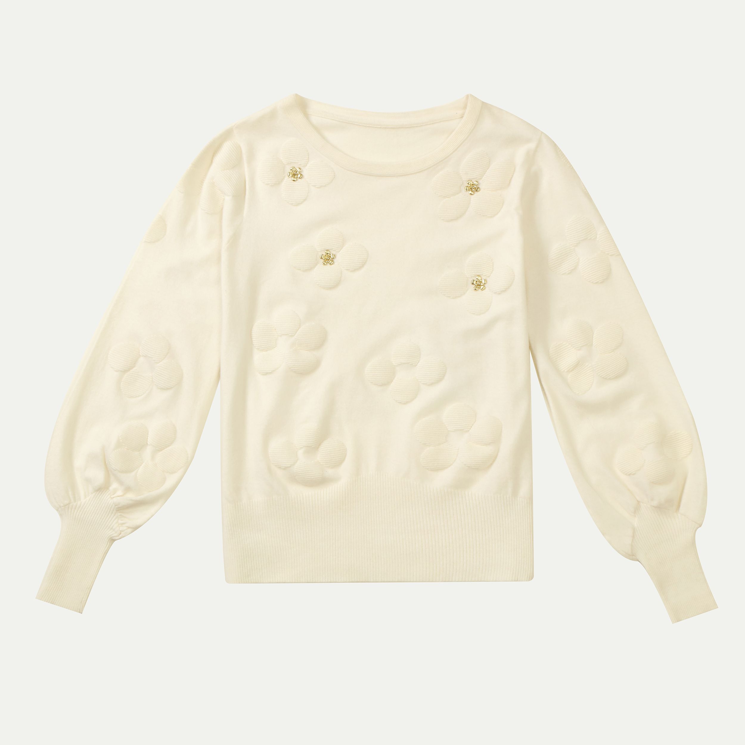 Herbst Winter OEM Factory Custom Wolle Langarm Jacquard Damen Pullover Strickpullover 