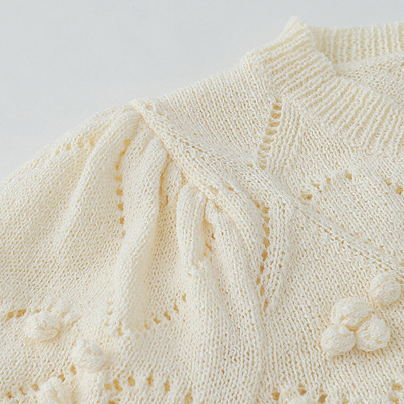 OEM Factory Custom Sommer Designer Damen Strickwaren Ausgehöhlte Kurzarm Damen Strickshirt Tops Pullover 