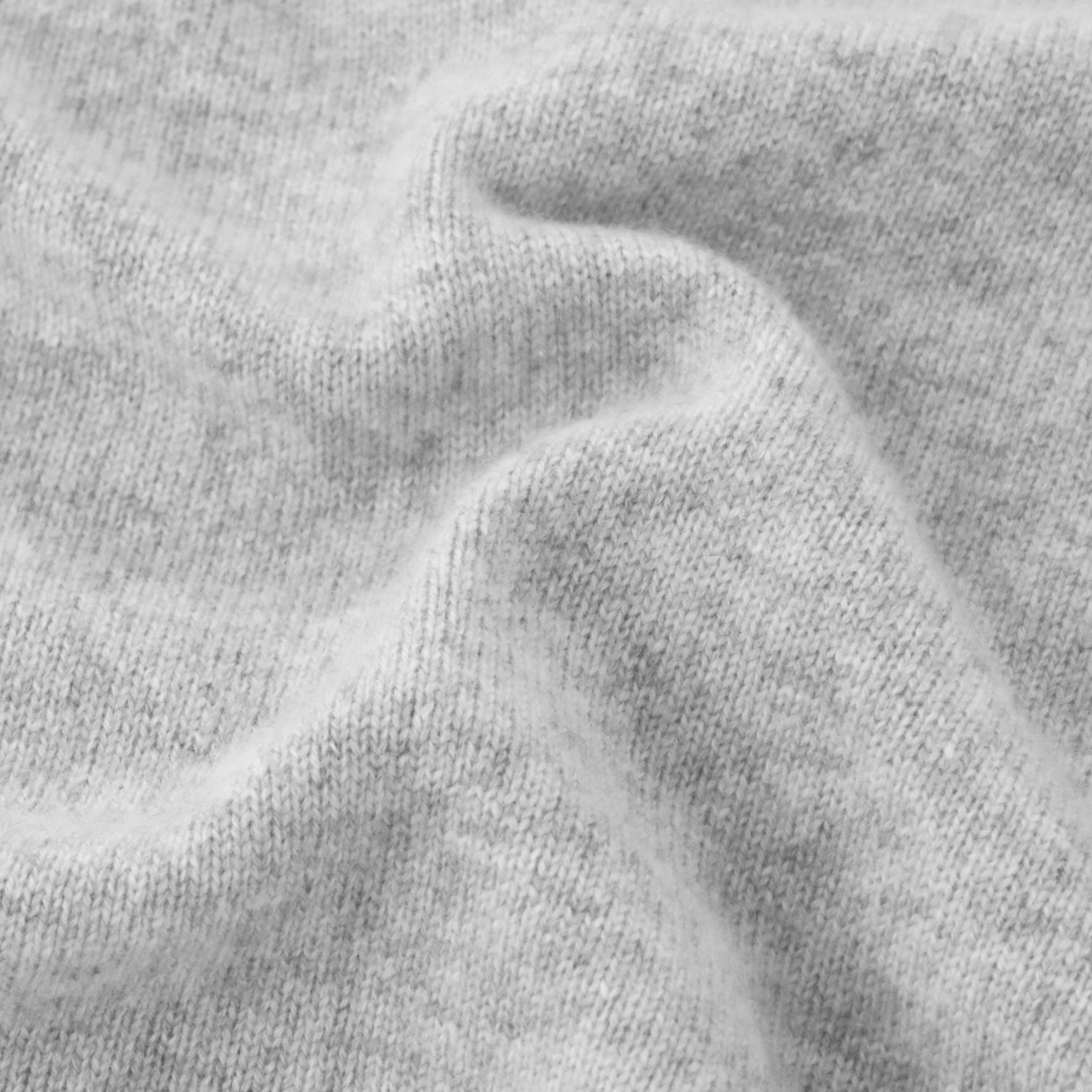 Herbst Winter OEM Factory Custom Langarm grau 100 % Kaschmir Damen Pullover Strickpullover