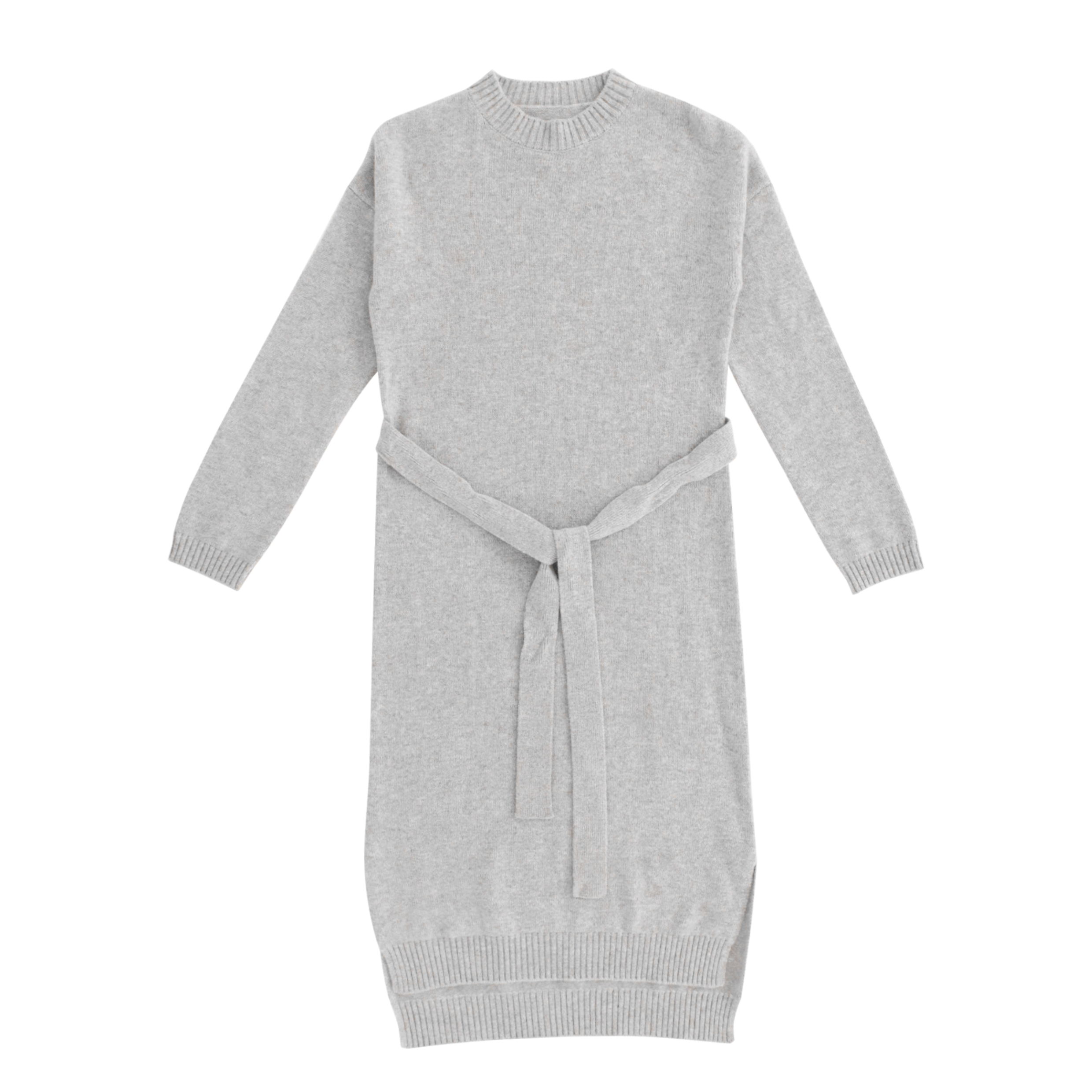 Herbst-Winter-Soem-Fabrik-kundenspezifisches langes Hülsen-festes Frauen-Pullover-Strick-Pullover-Kleid