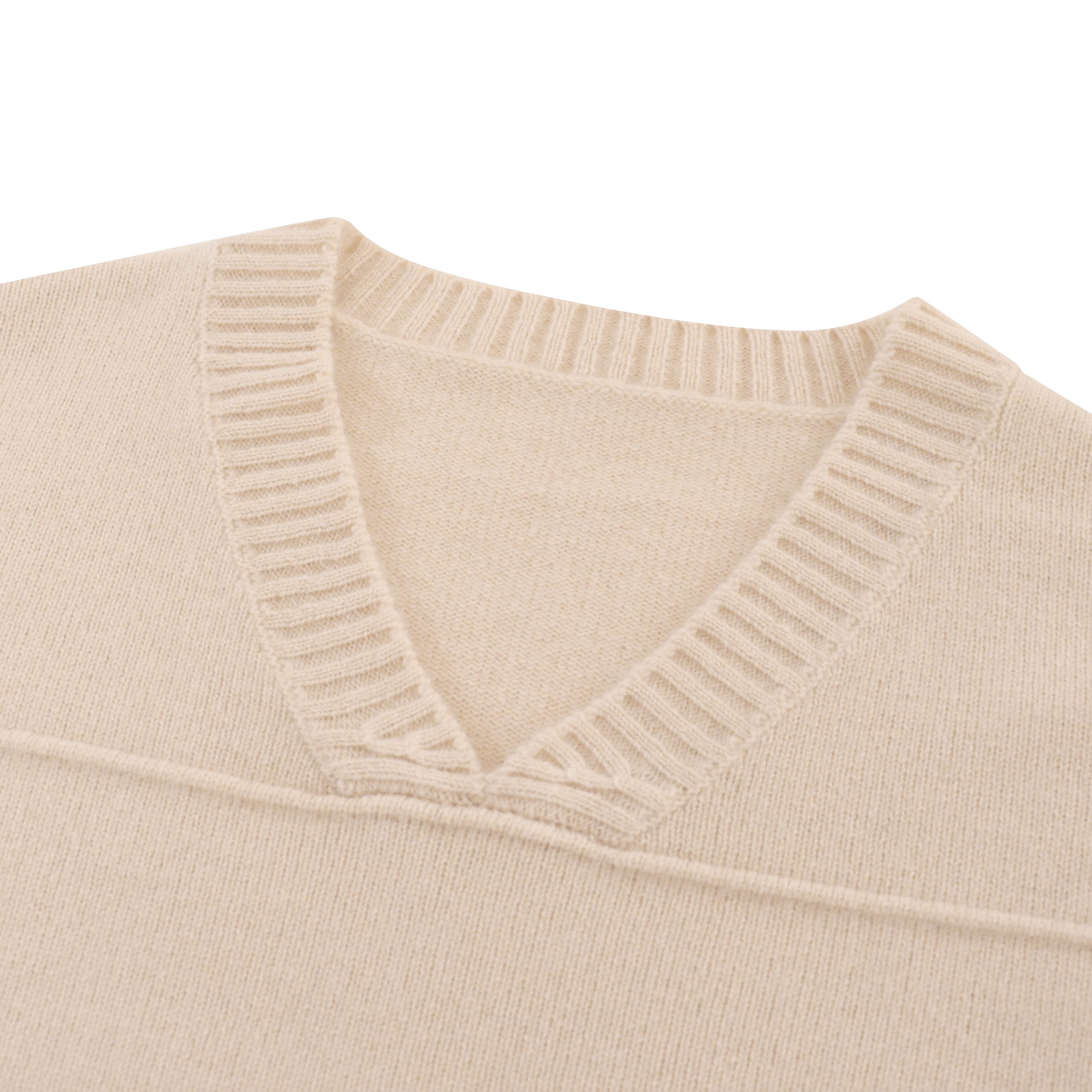 Herbst-Winter-kundenspezifischer einfarbiger Langarm-Oansatz-Frauen-Pullover-Strickpullover