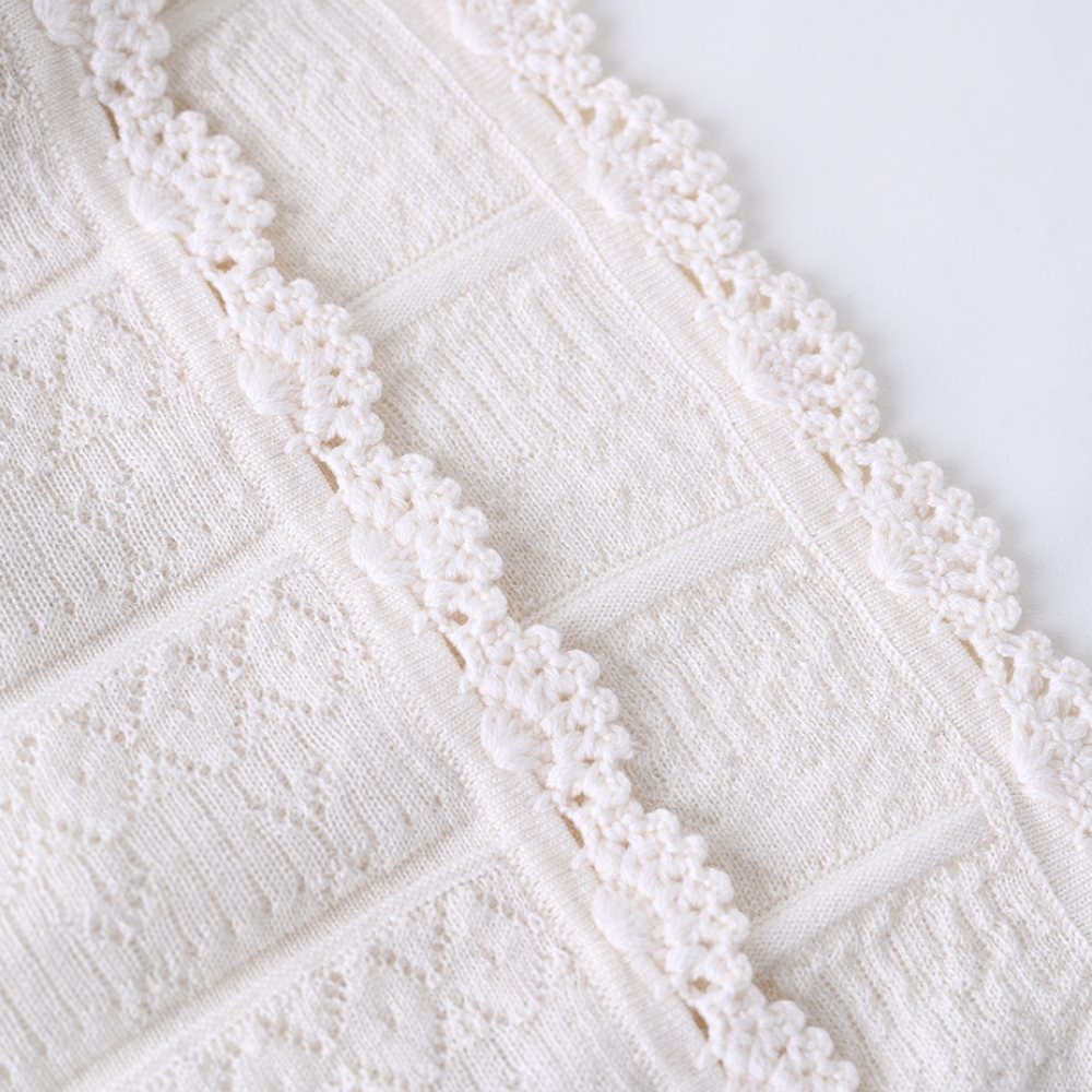 OEM Custom gestrickte ärmelloses VSet Rock Frau Herbst Winterpullover Set