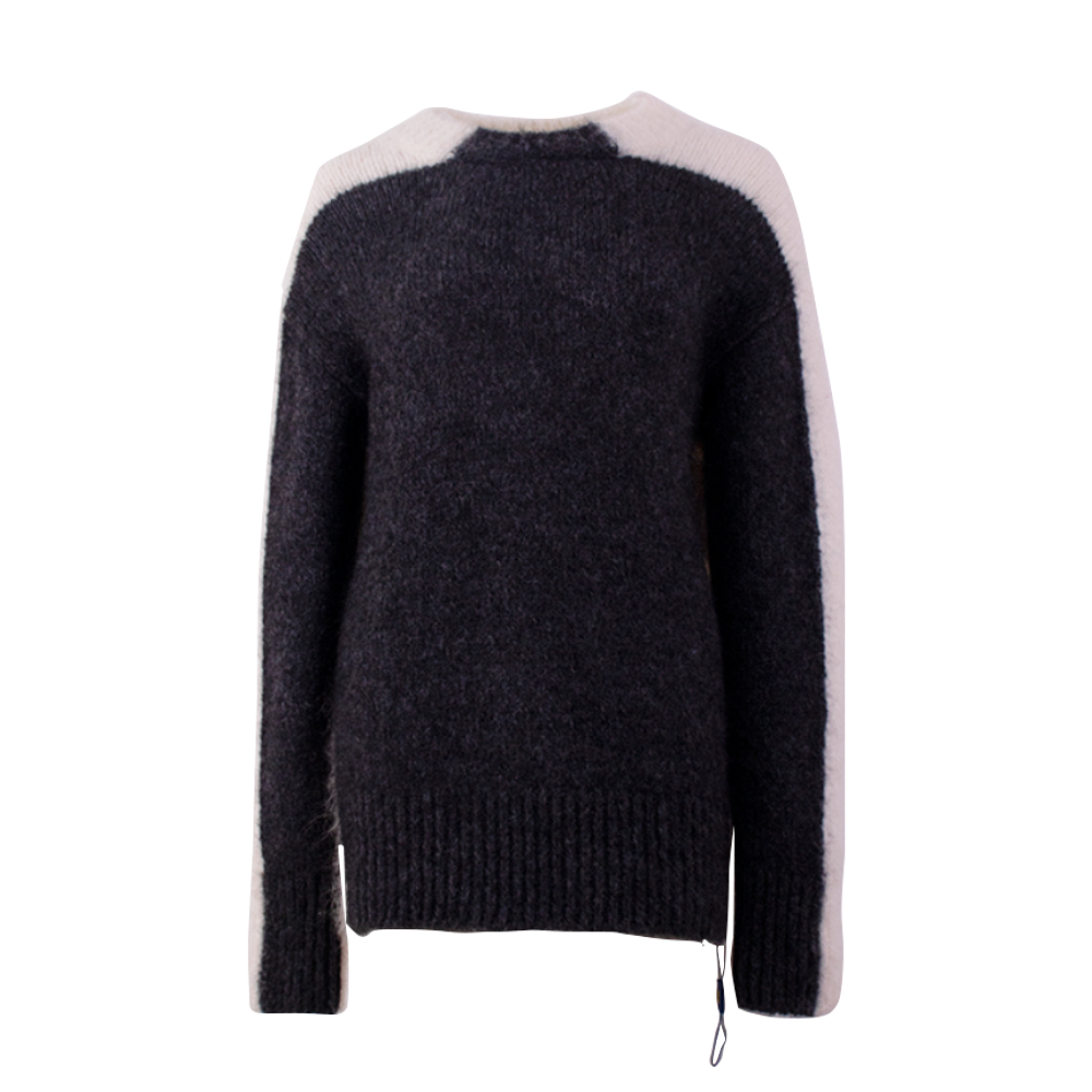 OEM Custom Damen Herbst Winter Winter Langarm Farbblockierpullover Pullover Pullover