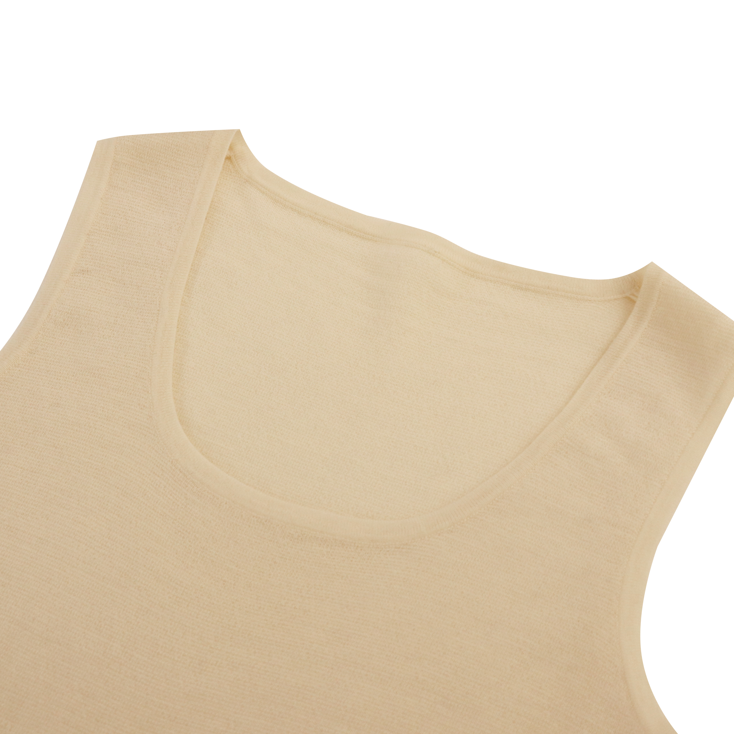 OEM Factory Custom Damen O-Neck Weiß Strickpullover Pullover Weste 