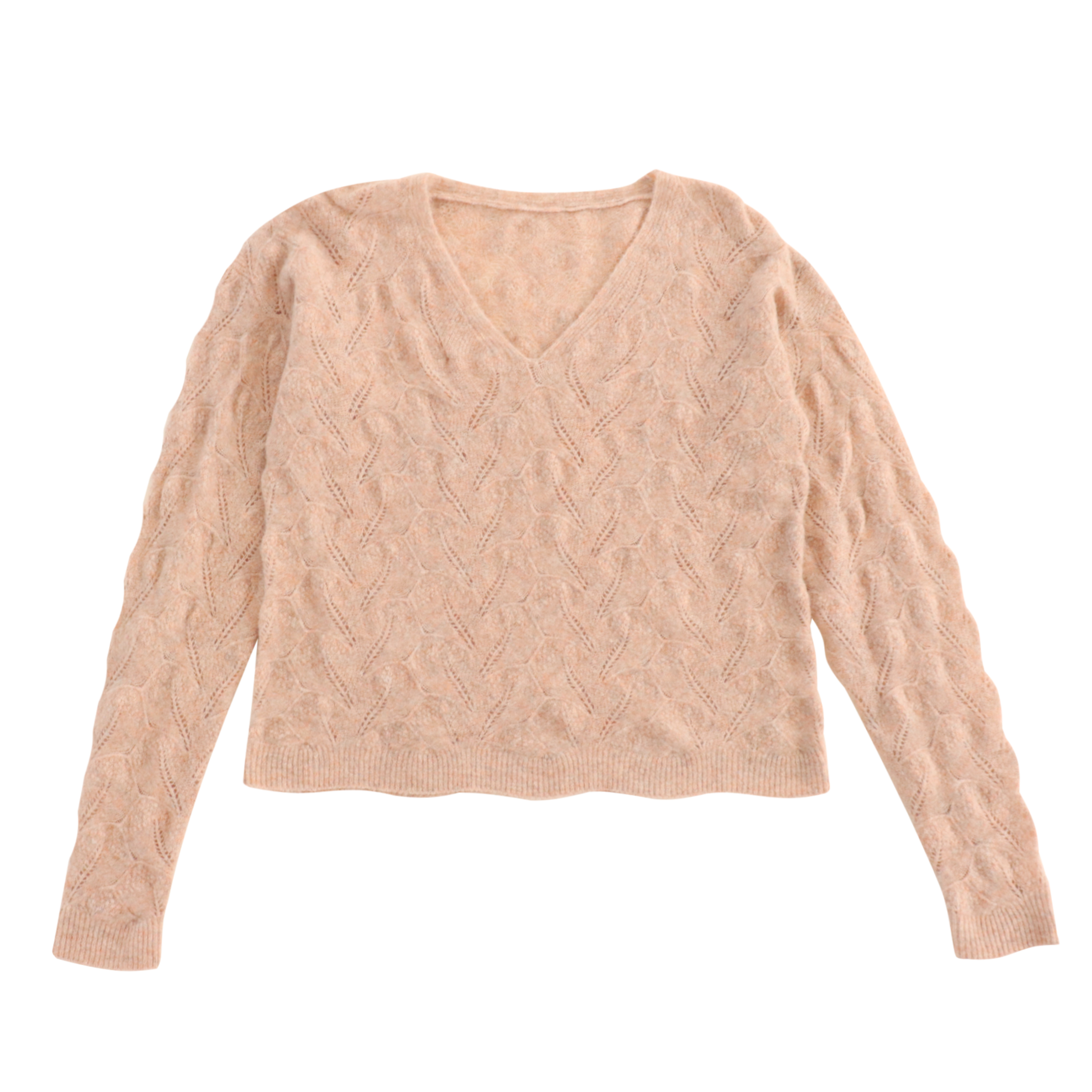 Herbst Winter OEM Factory Custom Langarm Crewneck Damen Pullover Strickpullover