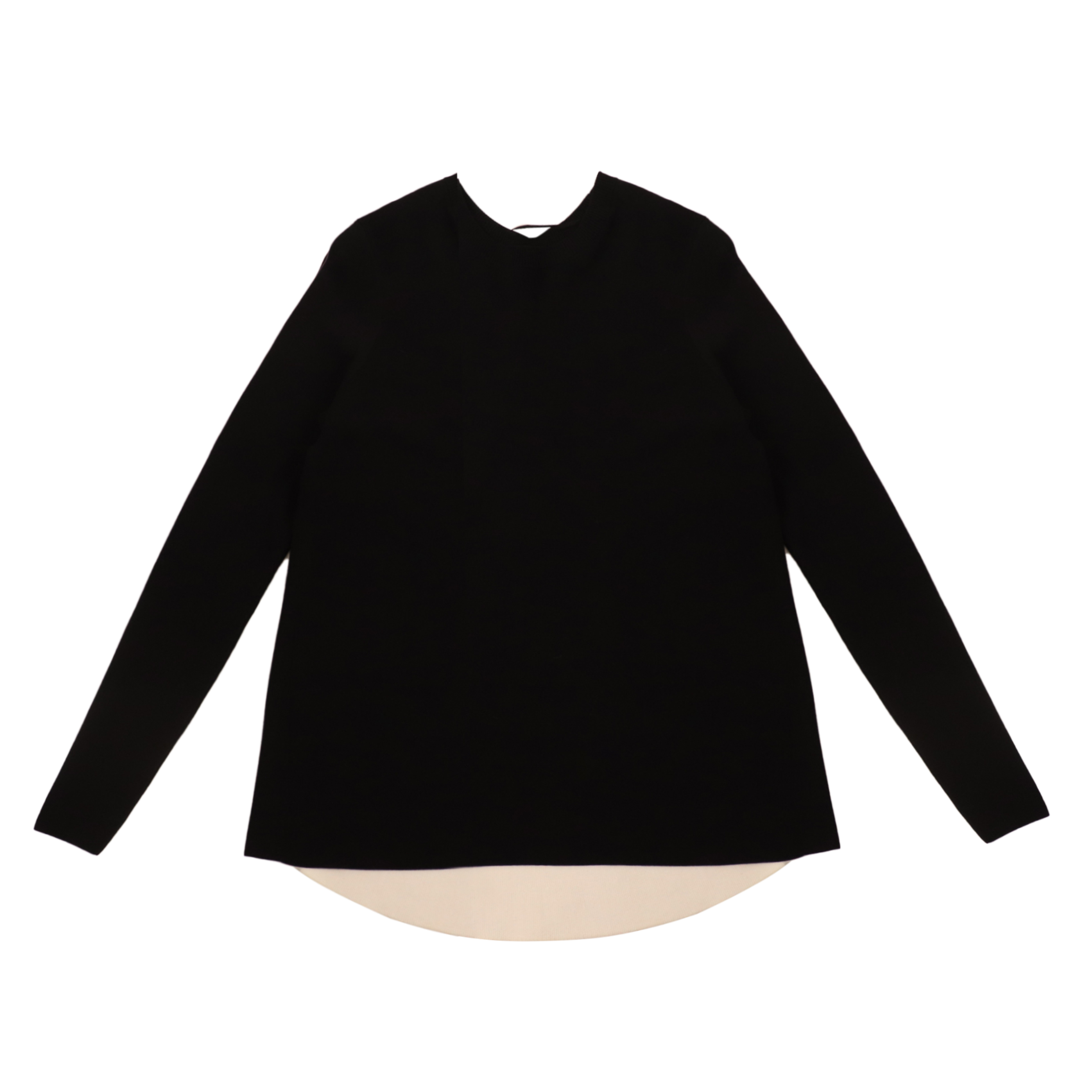 Herbst-Winter-Soem-Fabrik-kundenspezifischer schwarzer weißer langer Hülsen-Woll-Frauen-Pullover-Strickpullover