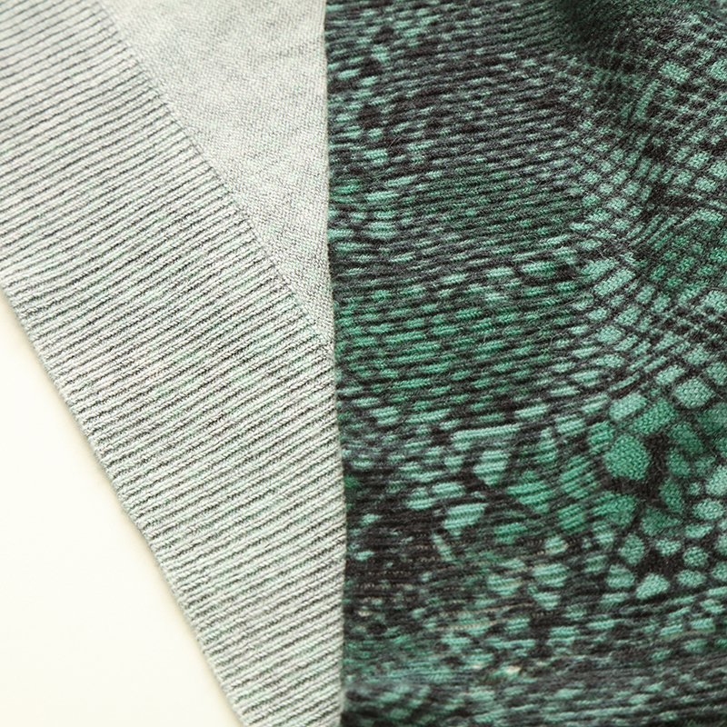 Custom Facory Hochwertiger Damen-Pullover-Jacquard-Strickpullover