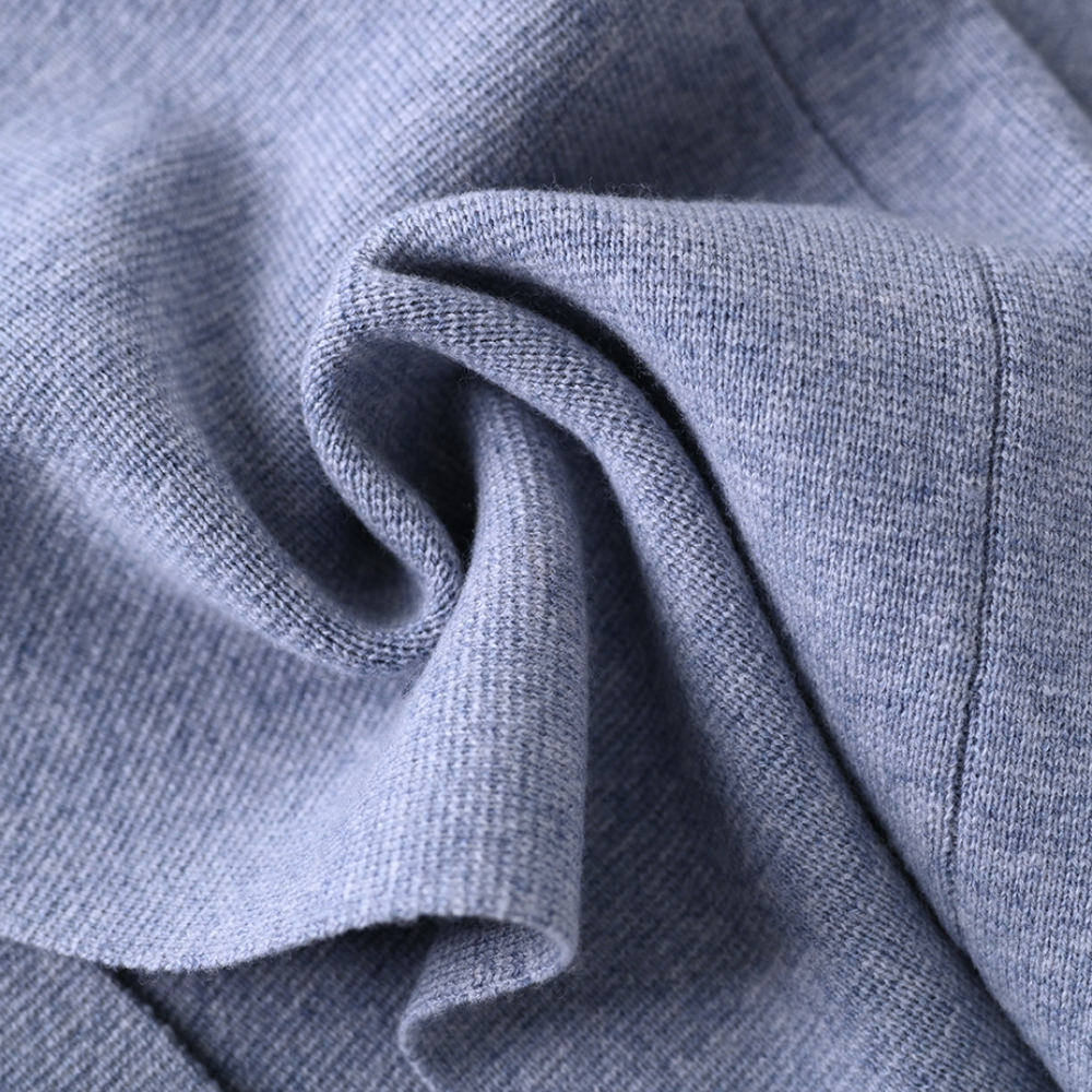 OEM-kundenspezifische hochwertige Herbst-Winter-Designer-Wollhose für Damen und Herren mit langen, weiten Beinen