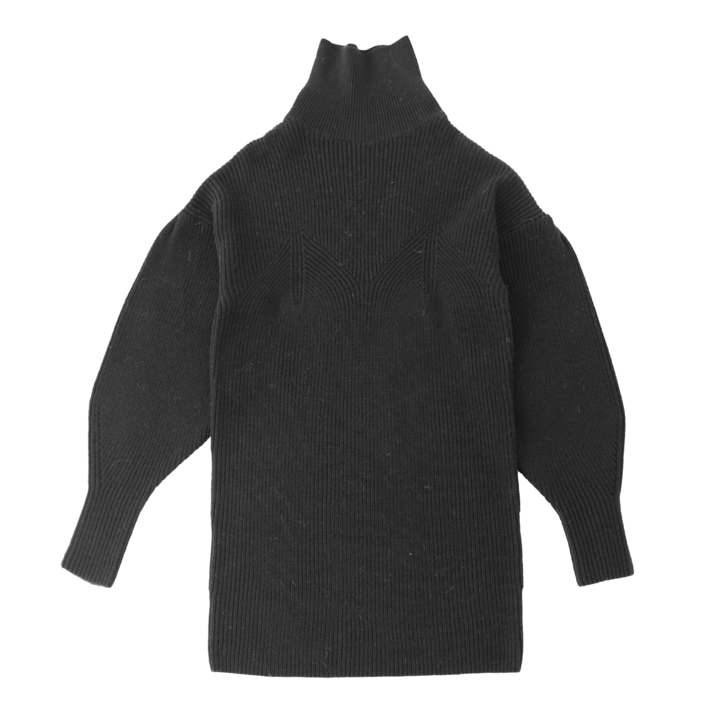 Winter OEM Factory Custom 100 % Baumwolle Langarm Rollkragenpullover Schwarz Damen Pullover Strickpullover