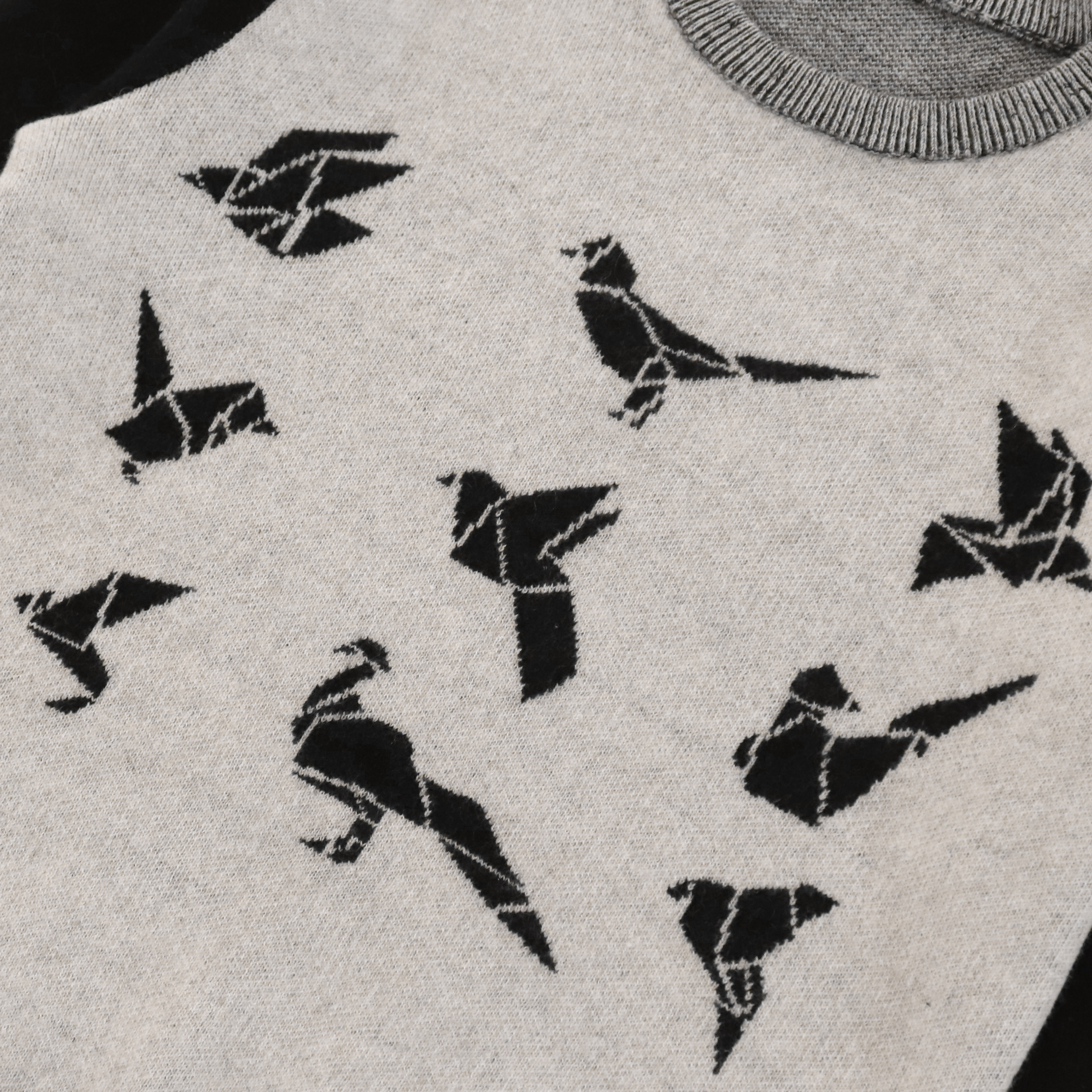 Herbst Winter OEM Hersteller Custom Langarm Print Kontrastfarben Damen Pullover Strickpullover