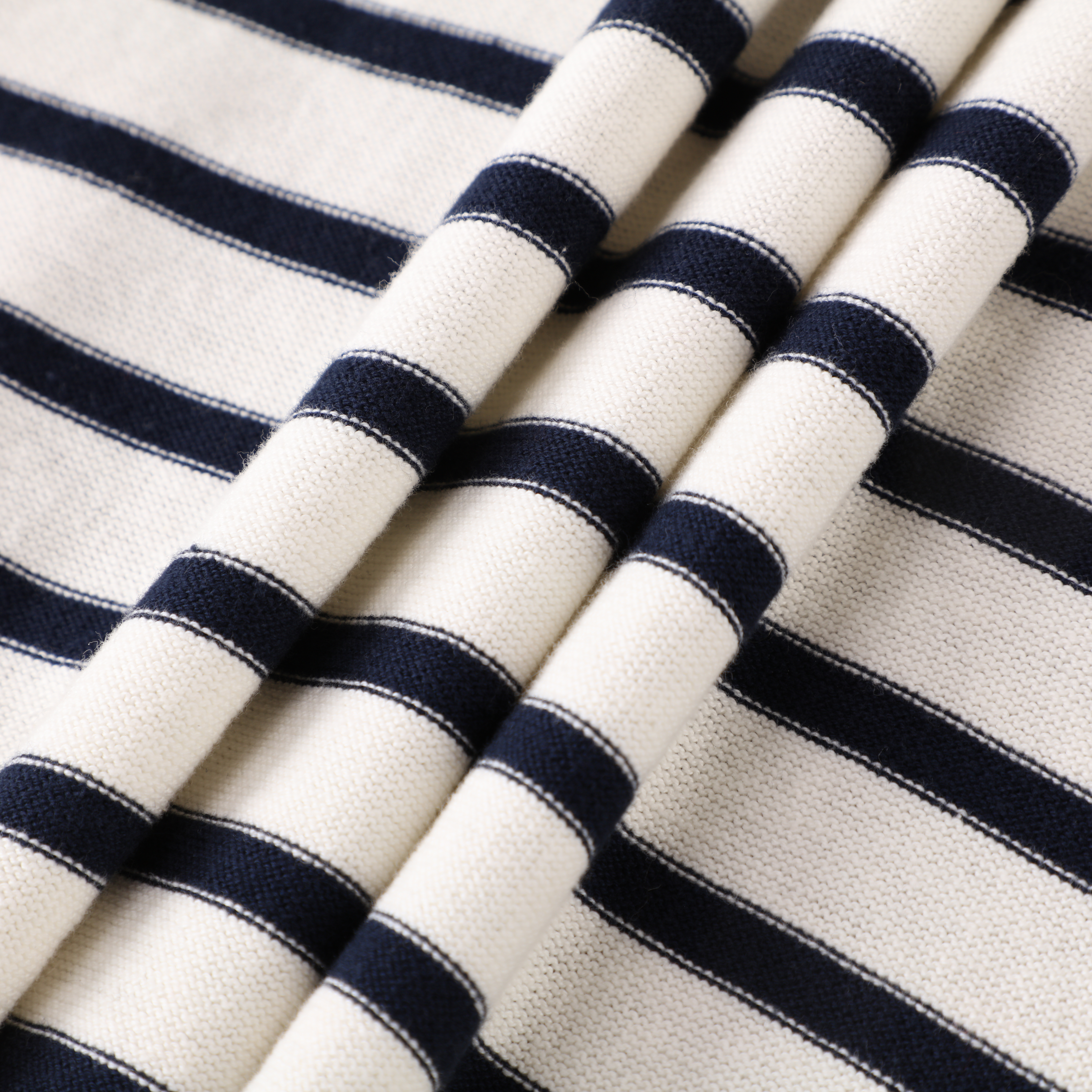 Winter OEM Custom Gestreifter Langarm V-Ausschnitt Lose Damen Damen Pullover Strickpullover