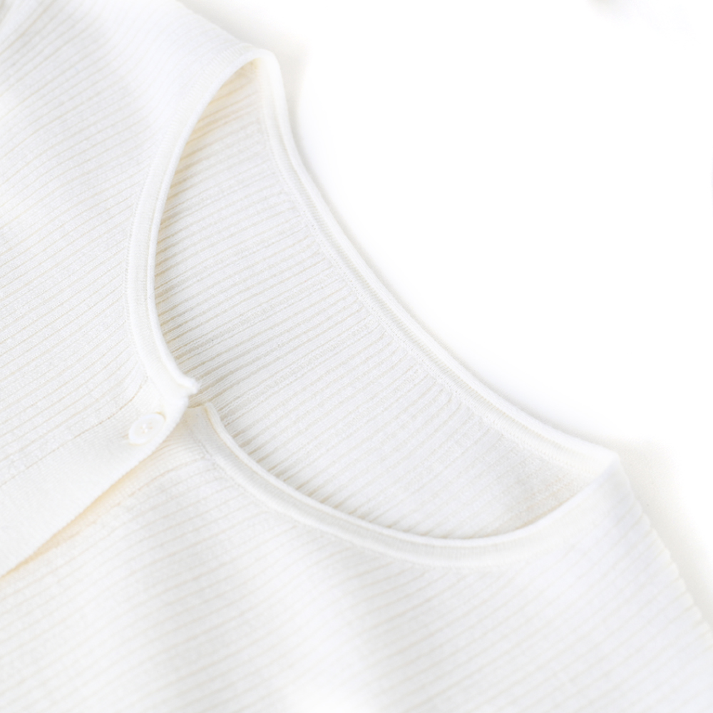 OEM -Herstellung Custom Herbst Strickwege gestrickt kurze Frauen Damen Sweater Mantel Strickjacke