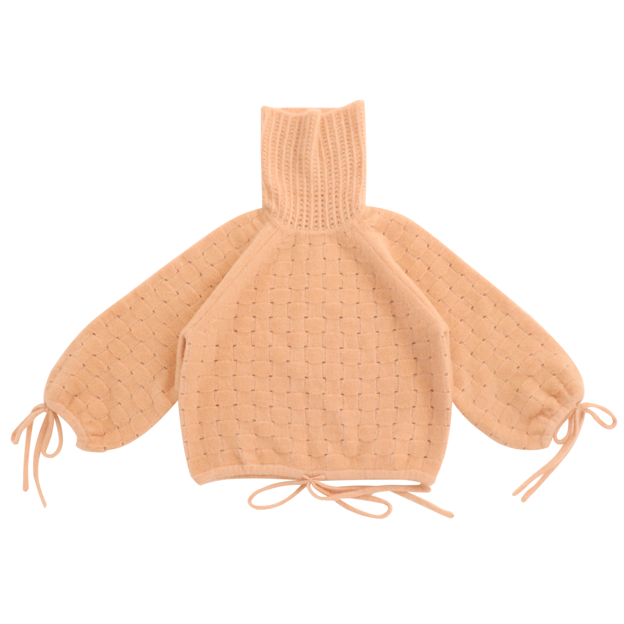 Herbst-Winter-OEM-Fabrik-kundenspezifischer langer Hülsen-Rollkragen-weicher kurzer Frauen-Pullover-Strickpullover