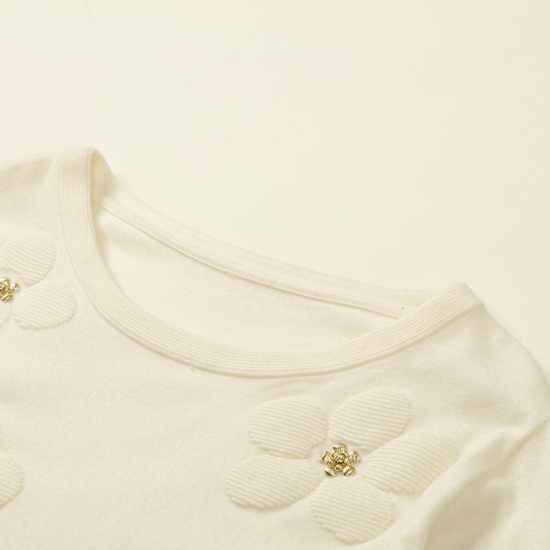 Herbst Winter OEM Factory Custom Wolle Langarm Jacquard Damen Pullover Strickpullover 