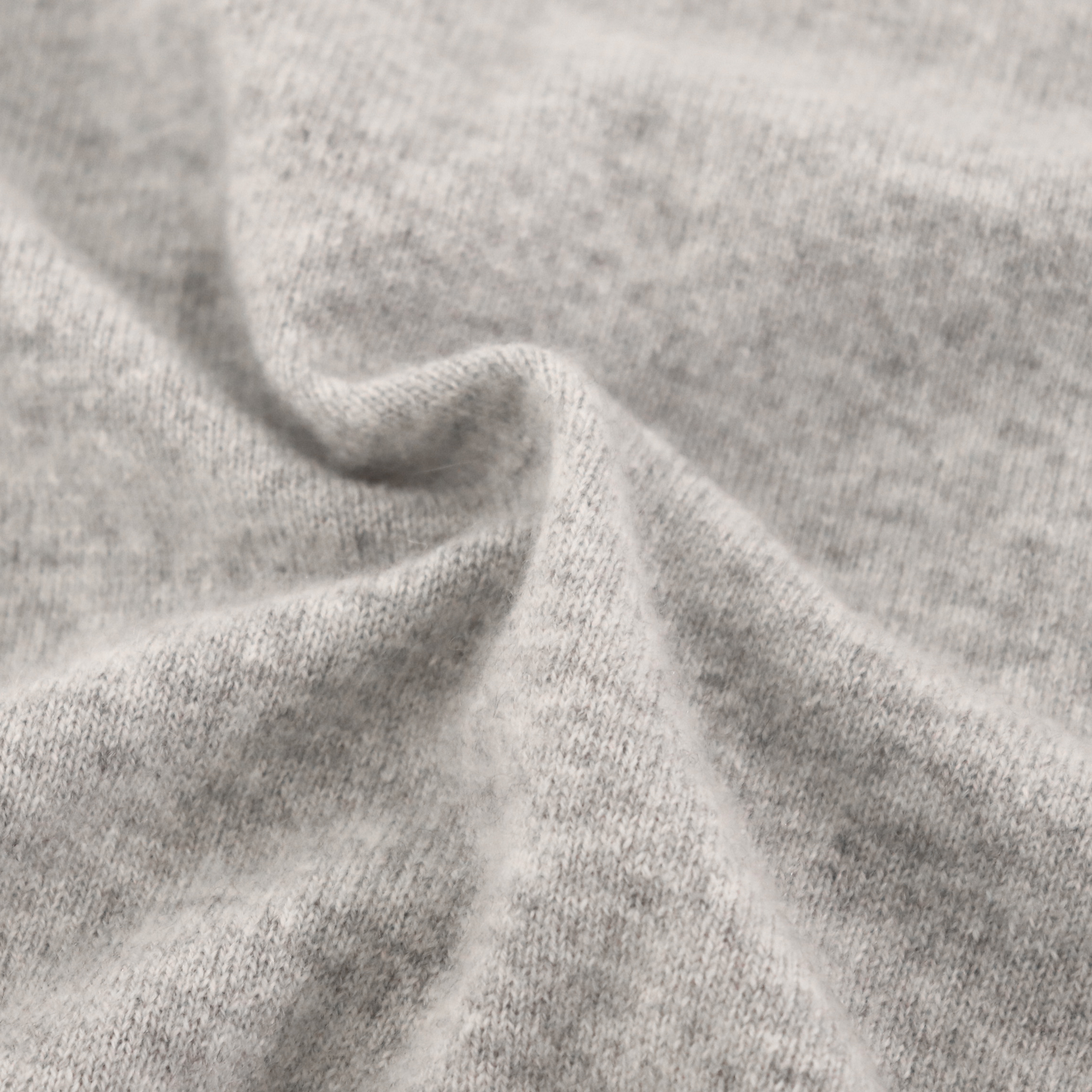 Herbst-Winter-Soem-Fabrik-kundenspezifischer grauer langer Hülsen-Frauen-Pullover-Strickpullover