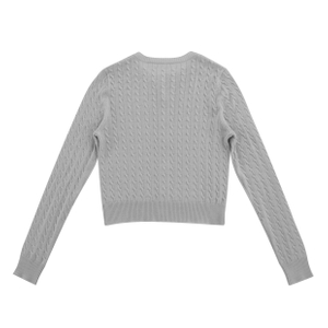 Custom Spring Solid Langarm Wolle Damen Damen Strickpullover Mantel Strickjacke