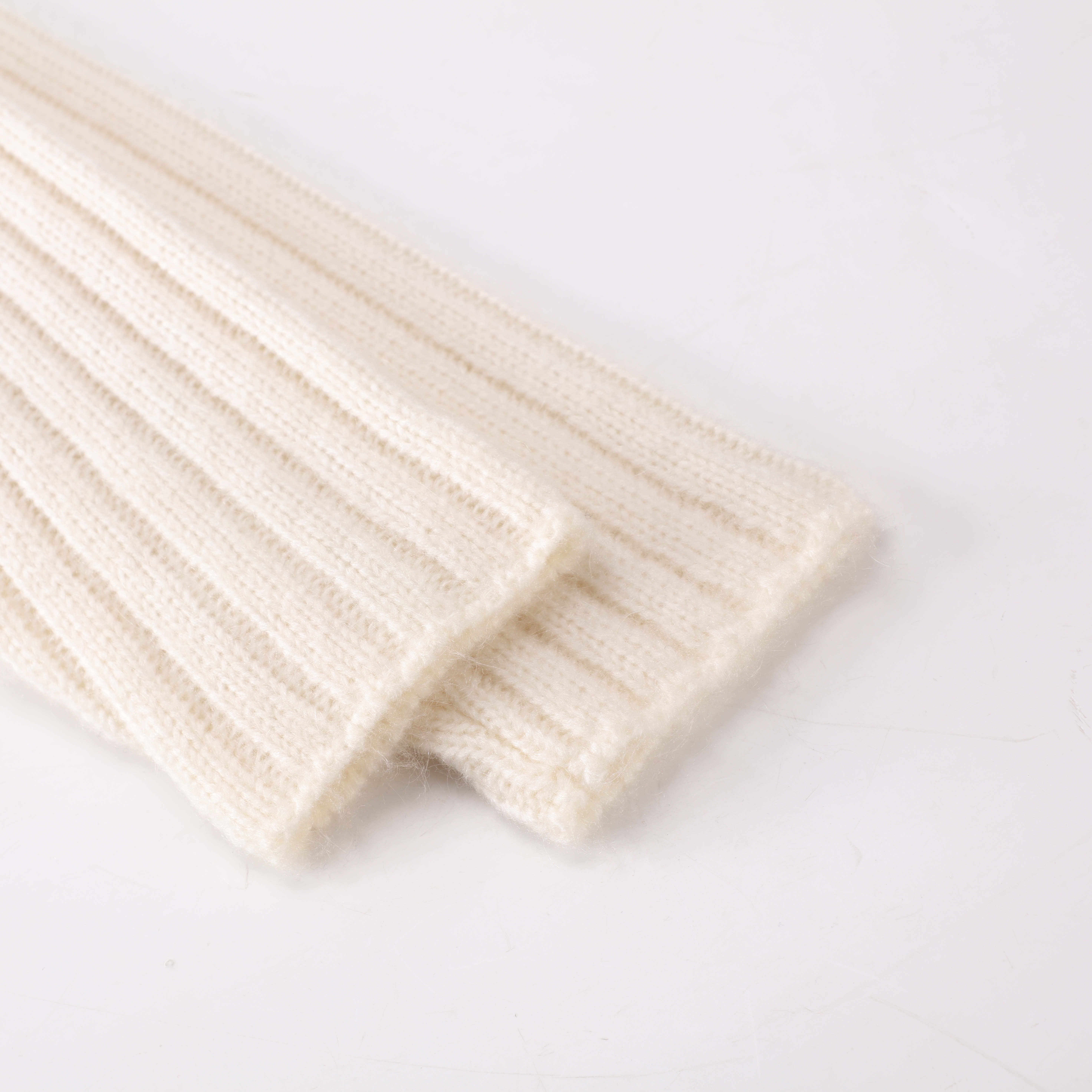 Herbst Winter OEM Factory Custom Beige Langarm Oansatz Damen Damen Pullover Strickpullover