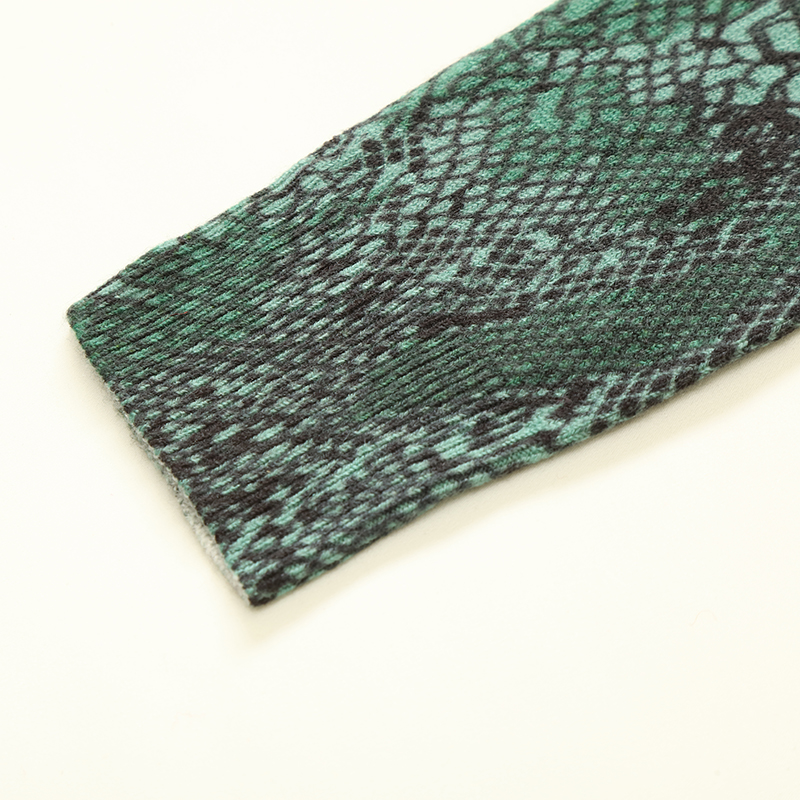 Custom Facory Hochwertiger Damen-Pullover-Jacquard-Strickpullover