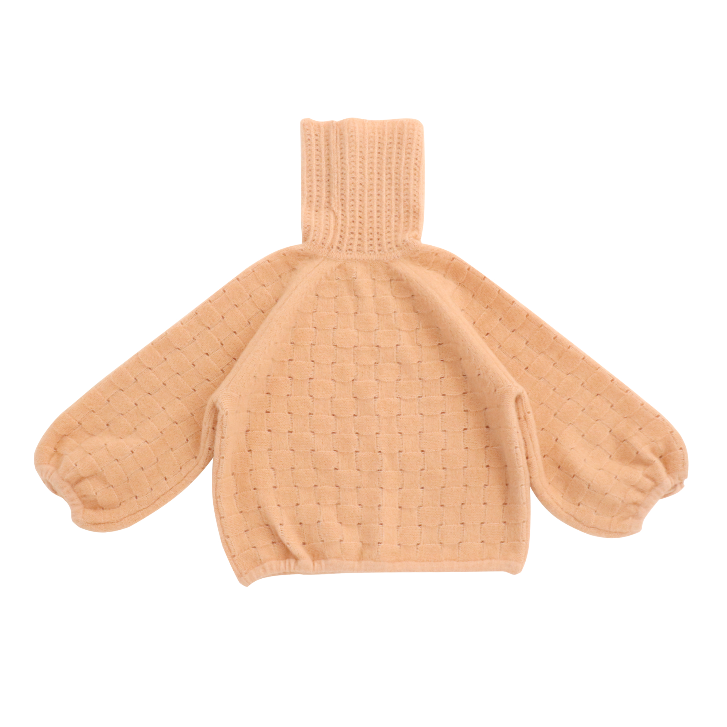 Herbst-Winter-OEM-Fabrik-kundenspezifischer langer Hülsen-Rollkragen-weicher kurzer Frauen-Pullover-Strickpullover