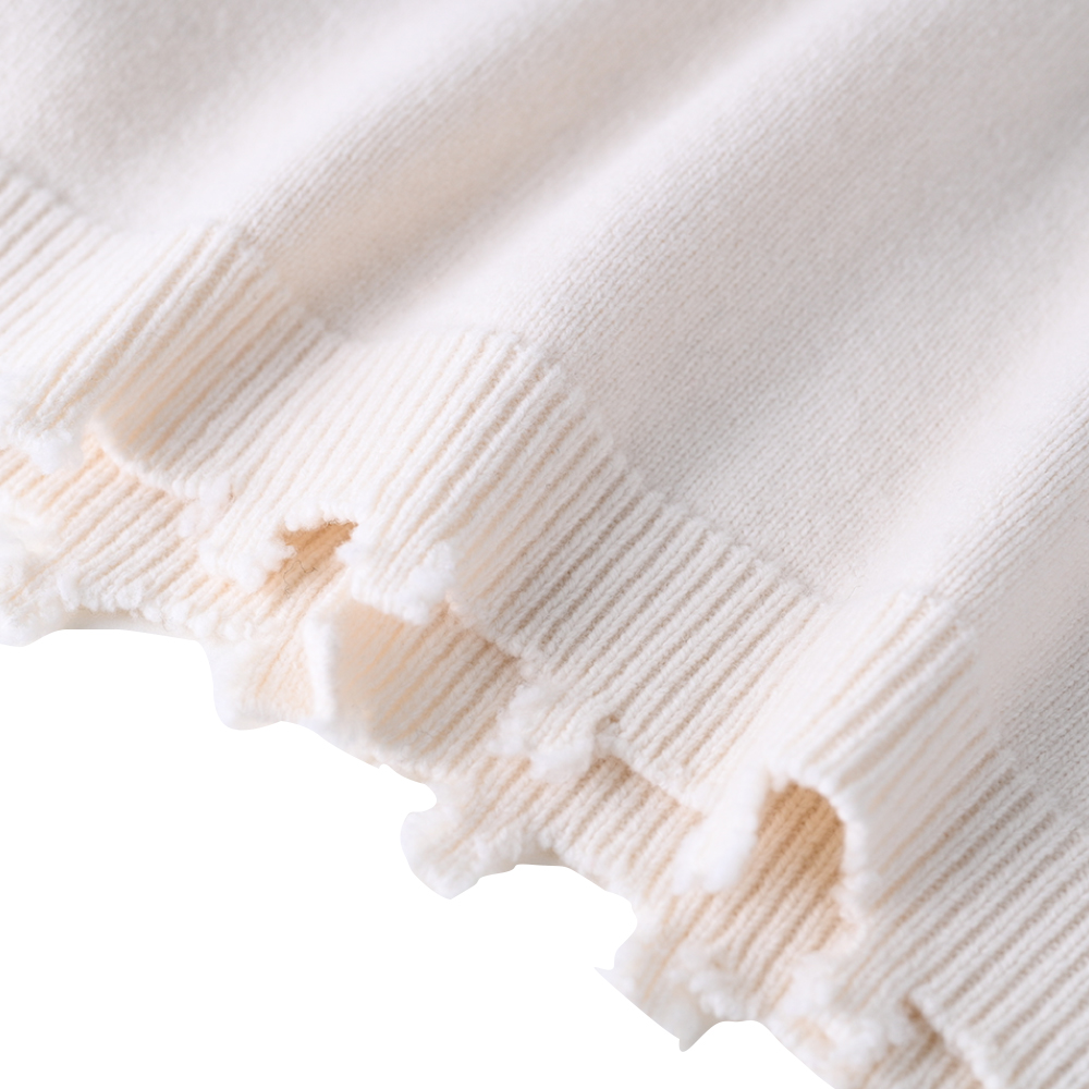 Herbst-Winter-OEM-Fabrikmode mit Kapuze, benutzerdefinierter langärmliger Wollpullover für Damen