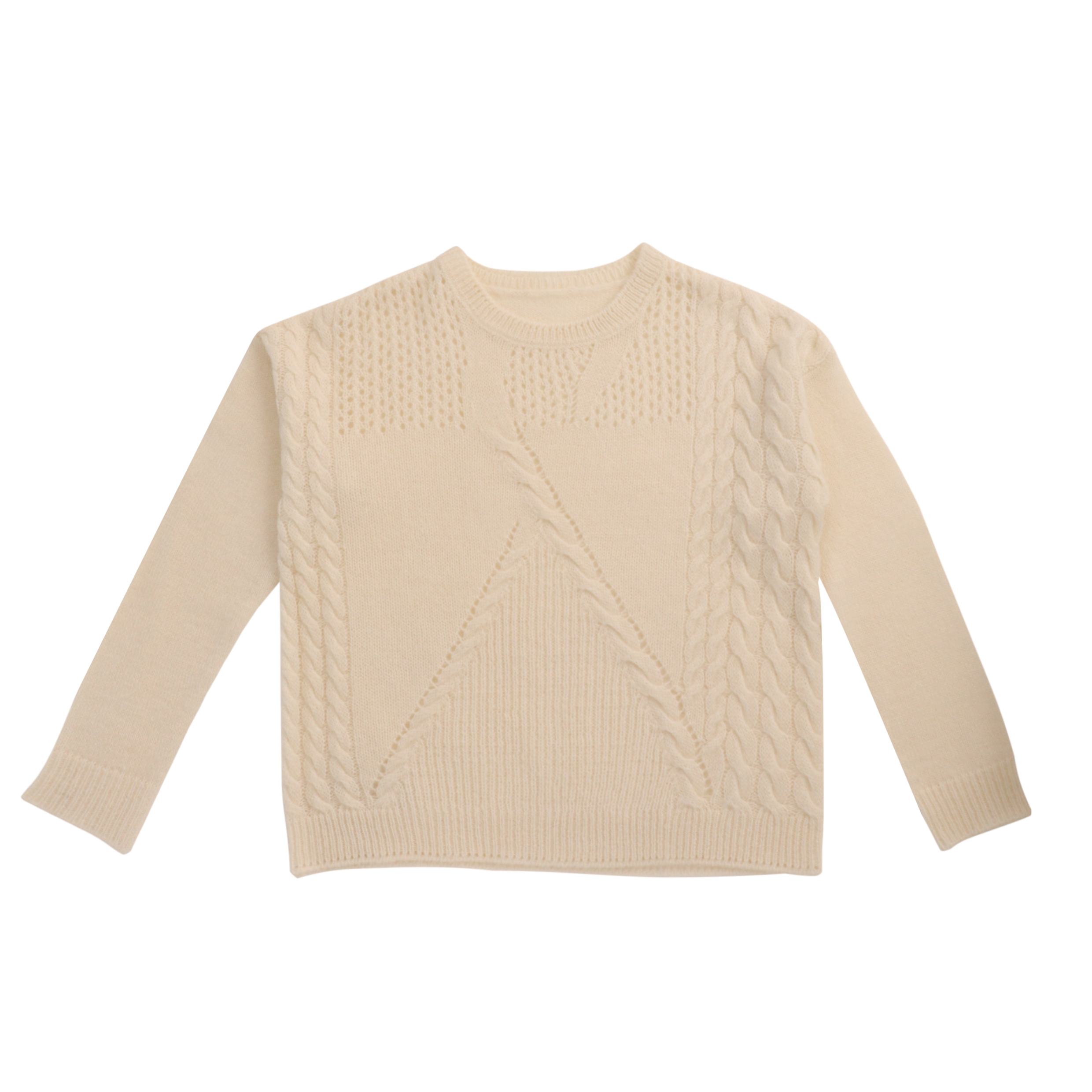 Herbst Winter OEM Factory Custom Langarm 100% Wolle Crewneck Damen Pullover Strickpullover