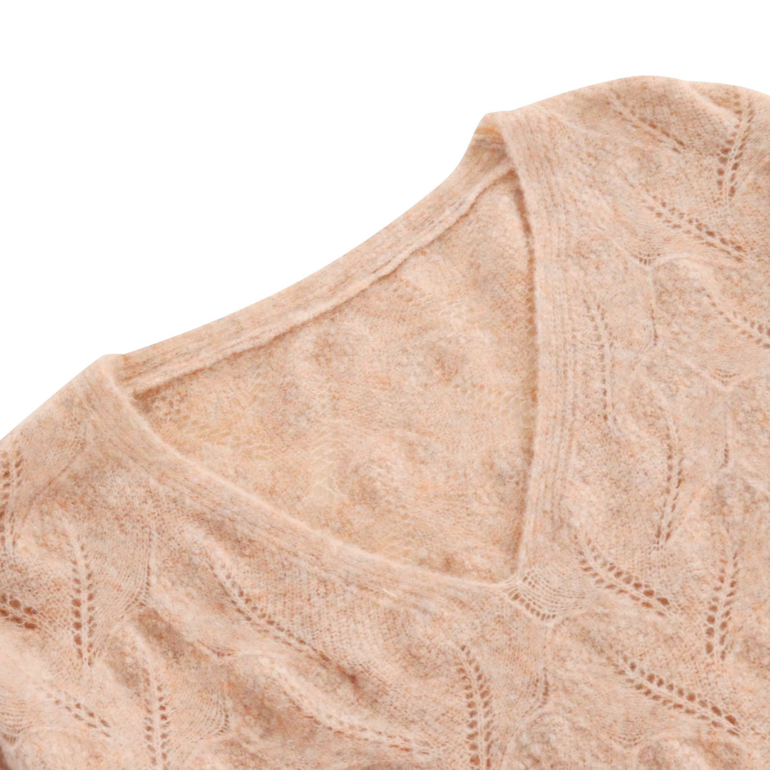 Herbst Winter OEM Factory Custom Langarm Crewneck Damen Pullover Strickpullover