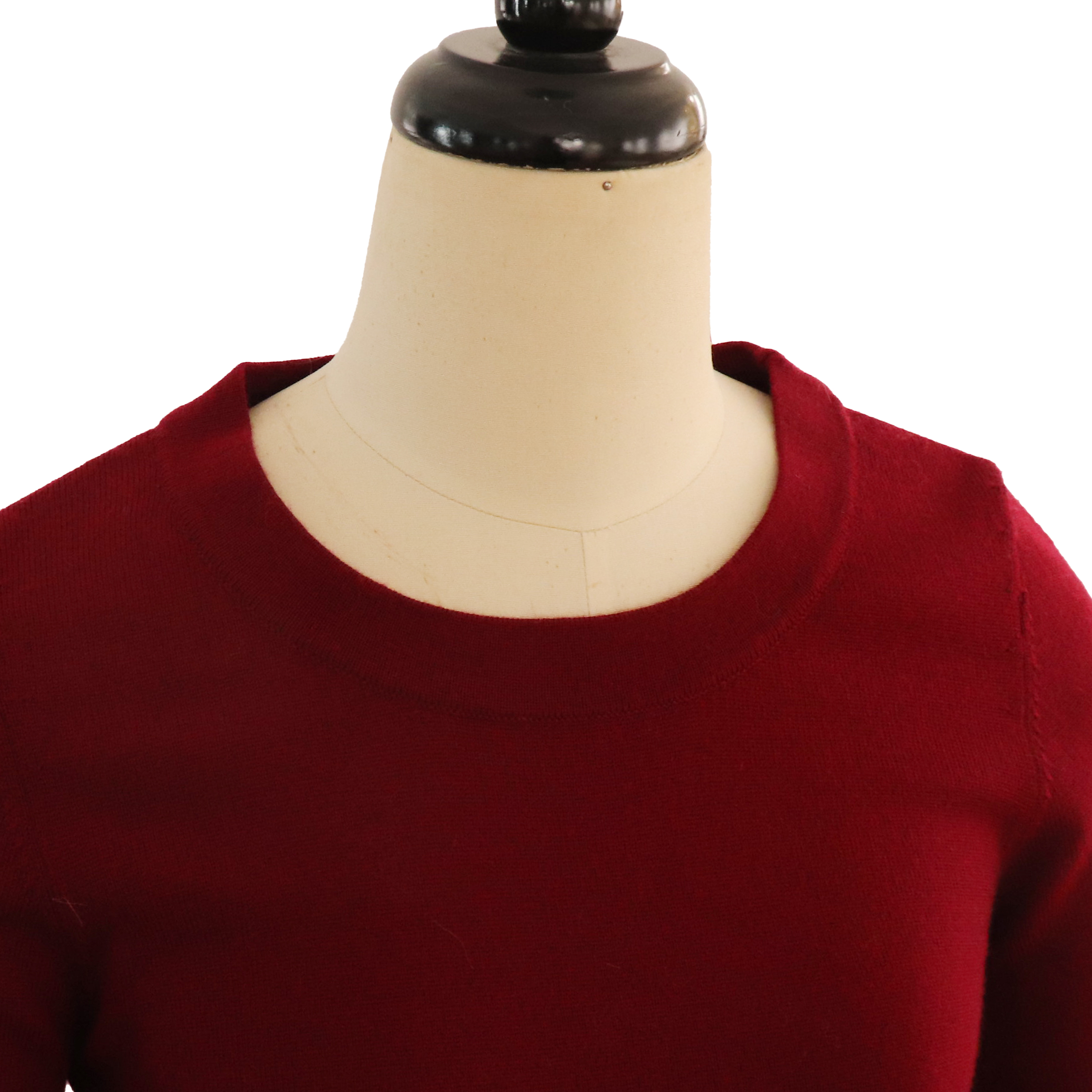 Winter-Soem-Fabrik-kundenspezifisches langes Hülsen-rotes gefaltetes dünnes Frauen-Pullover-Strick-Strickjacke-Kleid