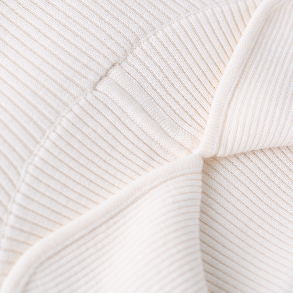 OEM Custom Women Herbst Winter beige Langarm gestrickte Pullover Pullover Pullover