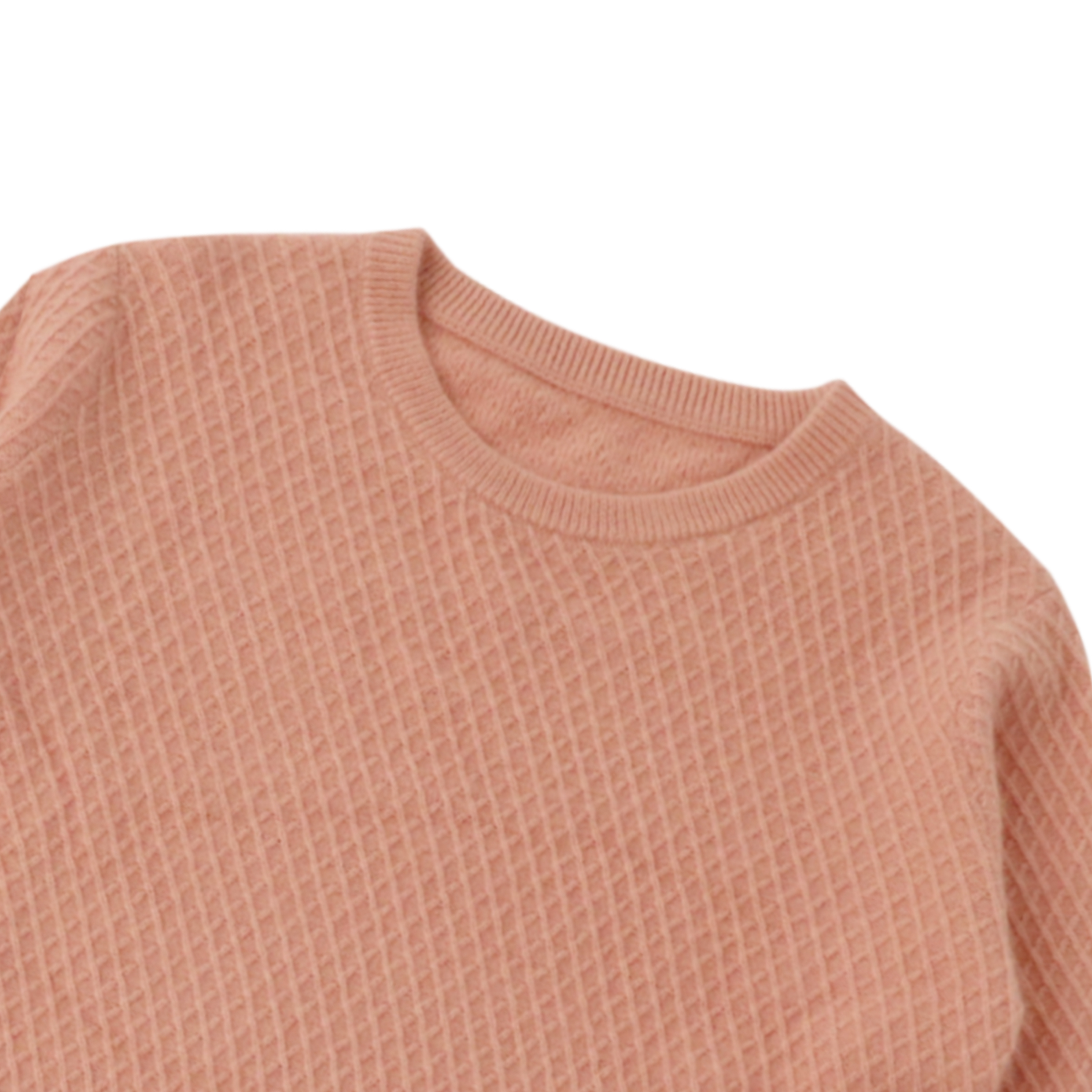 Herbst-Winter-Soem-Fabrik-kundenspezifische lange Hülsen-Rosa-lose Frauen-Pullover-Knit-Pullover-Kleid